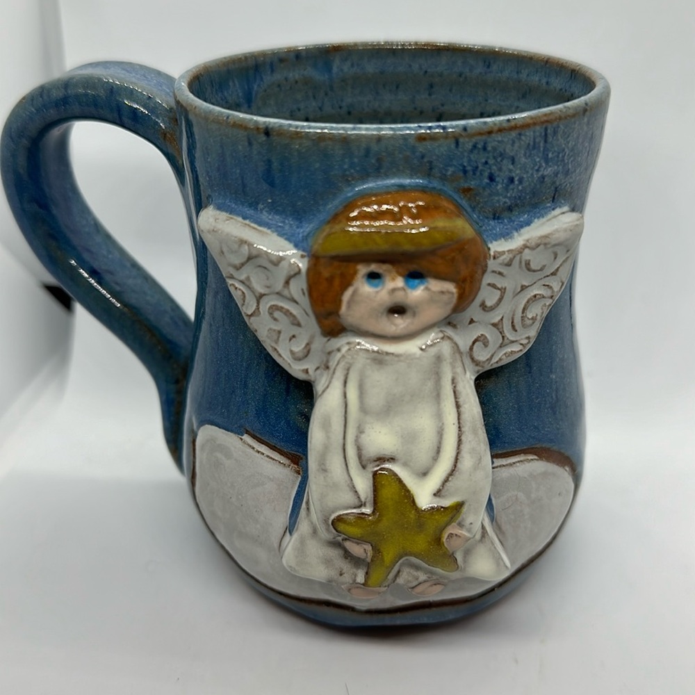 Mudworks Pottery Holiday Angel mug